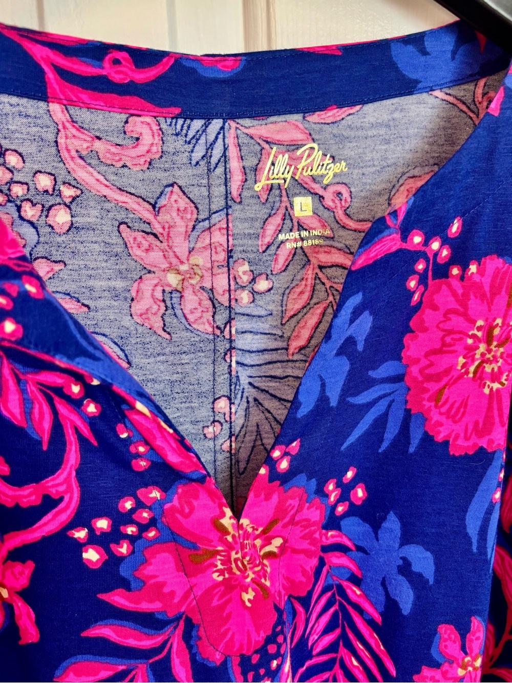 Lilly Pulitzer Blue & Pink Dress - Picture 5 of 9